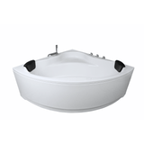 RIO Badewanne für 2 Personen - LED Ambiente, Wasserfall und Kopfstützen