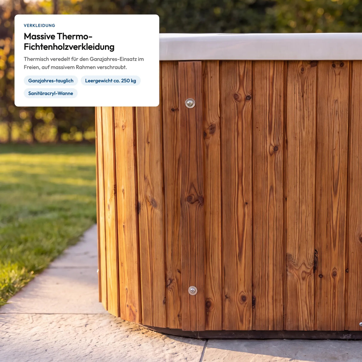 Splash Outdoor Whirlpool für 5 Personen