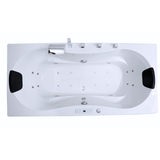Trento Indoor Whirlpool Badewanne – 20 Massagedüsen, LED, Ozon & Heizung