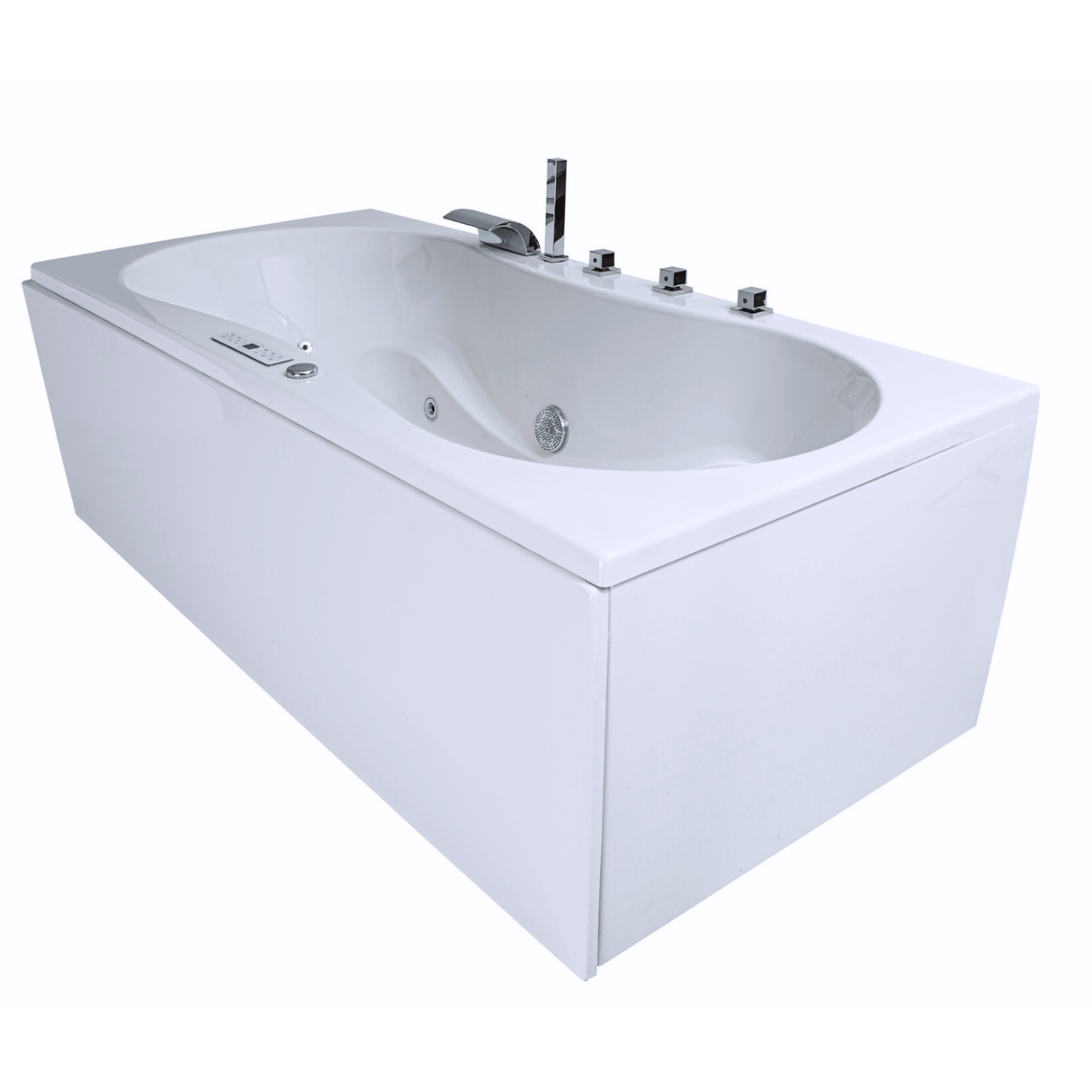 Trento Indoor Whirlpool Badewanne – 20 Massagedüsen, LED, Ozon & Heizung