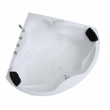 Vanaty Badewanne für 2 Personen - LED Ambiente, Wasserfall und Kopfstützen