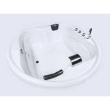 Vidal-XXL Badewanne für 2 Personen - LED Ambiente, Wasserfall und Kopfstützen