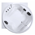 Vidal - XXL Badewanne für 2 Personen - LED Ambiente, Wasserfall und Kopfstützen - Caribia