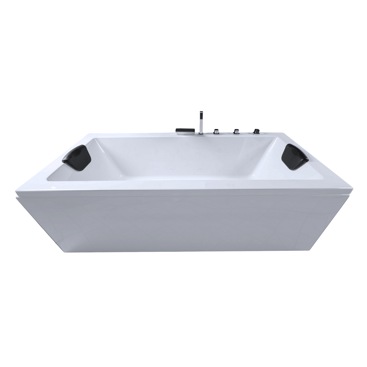 X-Tube Badewanne für 2 Personen - LED Ambiente, Wasserfall und Kopfstützen