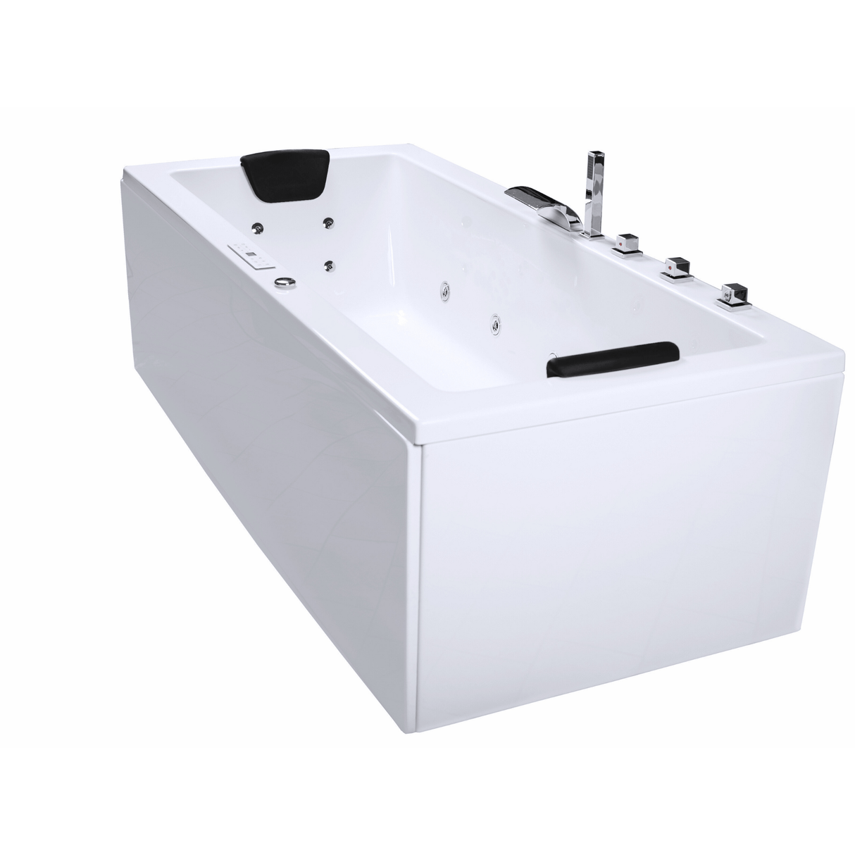X-Tube Indoor Whirlpool Badewanne – 24 Massagedüsen, LED, Ozon & Heizung