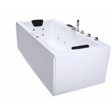 X-Tube Indoor Whirlpool Badewanne – 24 Massagedüsen, LED, Ozon & Heizung