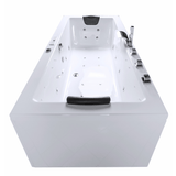 X-Tube Indoor Whirlpool Badewanne – 24 Massagedüsen, LED, Ozon & Heizung